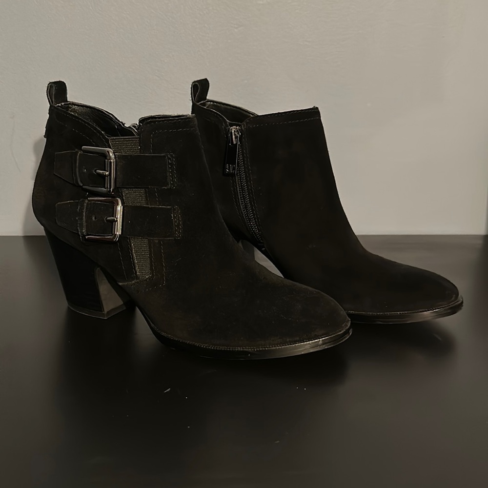 Black Suede Ankle Boots